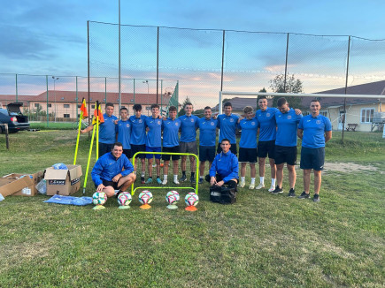 Sportpályázatot nyert a helyi futballcsapat