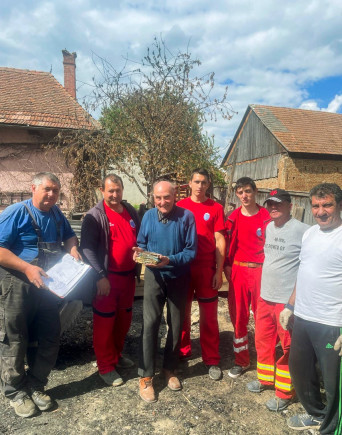 Adományokat gyűjtöttünk Gráncsa János tűzkárosultnak