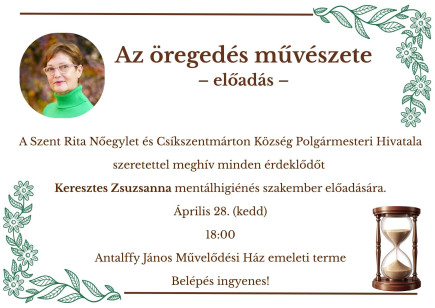Az öregedés művészete - úton a teljesebb élet felé
